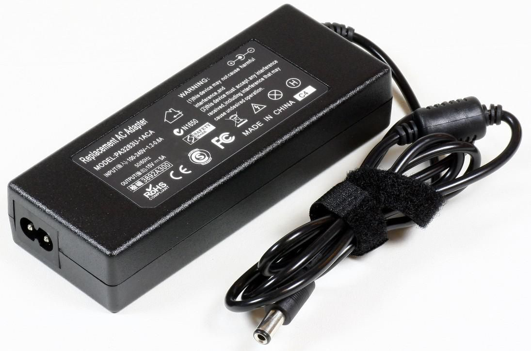 CoreParts AC Adapter 75W 15V 5A, 6.6x3 power adapter/inverter Indoor Black