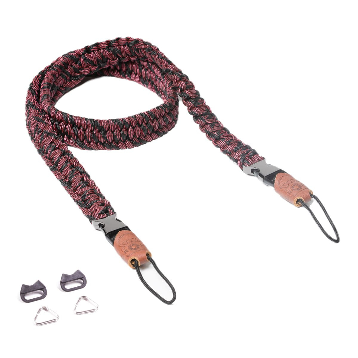 EU Product - Kameragurt Traveler aus Paracord 100cm Red Dots retail