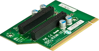 Image of Supermicro RSC-R2UW-2E8R interface cards/adapter Internal PCIe