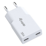 Equip 245524 oplader voor mobiele apparatuur Universeel Wit AC Snel opladen Binnen
