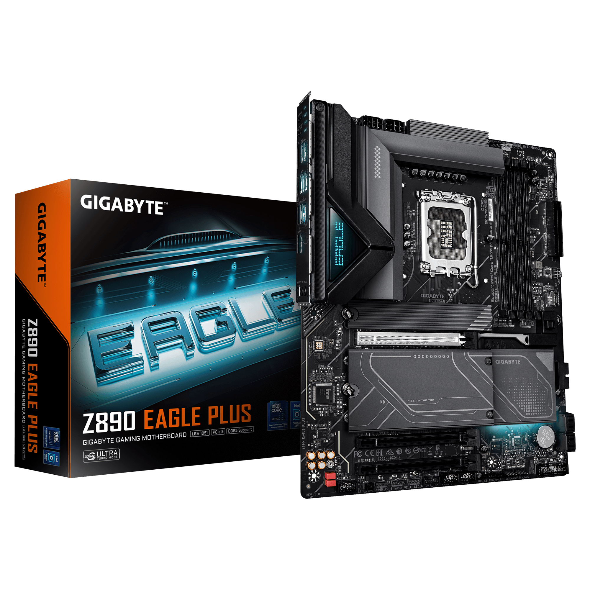 Image of GIGABYTE Z890 EAGLE PLUS Motherboard - Supports Intel Core Ultra (Seri