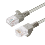 Microconnect V-UTP6A03-SLIM networking cable Grey 3 m Cat6a U/UTP (UTP)