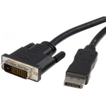 Techly ICOC-DSP-C-030 video cable adapter 3 m DVI-D DisplayPort Black