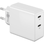 Goobay 61758 mobile device charger Digital camera, Headphones, Mobile phone, Smartwatch, Tablet White AC Fast charging Indoor