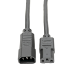 Tripp Lite P005-002 power cable Black 24" (0.61 m) C14 coupler C13 coupler