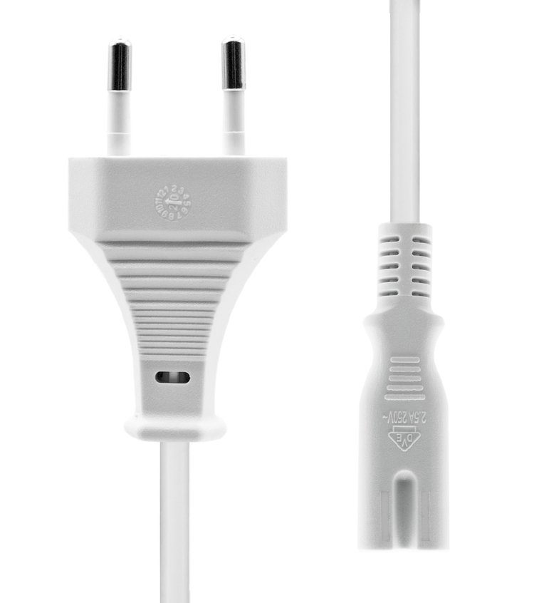 ProXtend C (EU) to C7 Power Cord White 10m