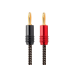 Monoprice 15520 audio cable 70.9" (1.8 m) Banana Black, Red