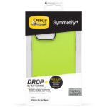 OtterBox Symmetry+ Case for iPhone 14 Pro Max with MagSafe, Shockproof, Drop proof, Protective Thin Case, 3x Tested to Military Standard, Antimicrobial Protection, Lime all yours