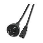 Microconnect PE030718AUSTRALIA power cable Black 1.8 m Power plug type I C7 coupler