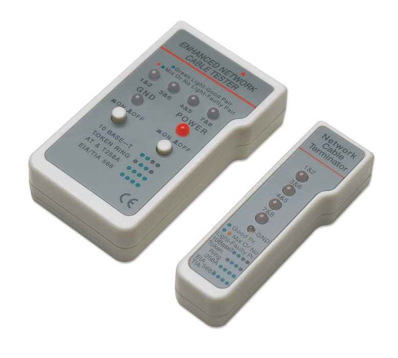 Photos - Knife / Multitool INTELLINET Multifunction Cable Tester, RJ-45 and RJ-11, UTP/STP/FTP, S 351 