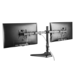 ProperAV Dual Arm Full Motion 13 - 32"" Desktop PC Monitor Mount