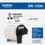 Brother DK-1234 printer label White Self-adhesive printer label