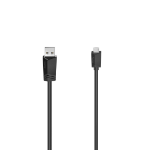 Hama 00200607 USB cable USB 2.0 0.75 m Micro-USB A USB A Black