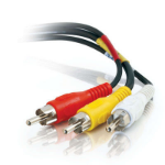 C2G 25ft Value Series RCA Type Audio Video Cable composite video cable 300" (7.62 m) Black