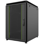 Lanview RDL16U61BL rack cabinet 16U Freestanding rack Black