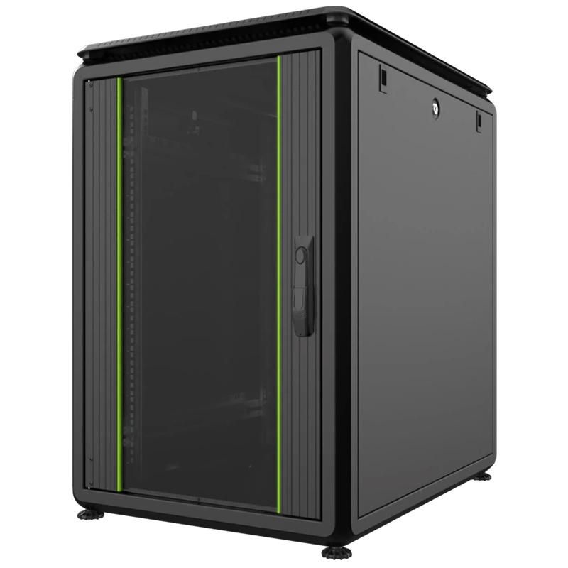 Lanview RDL16U61BL rack cabinet 16U Freestanding rack Black
