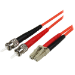 StarTech.com Fiber Optic Cable - Multimode Duplex 50/125 - LSZH - LC/ST - 10 m