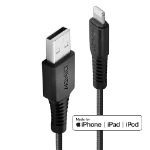 Lindy 2m Reinforced USB Type A to Lightning Cable