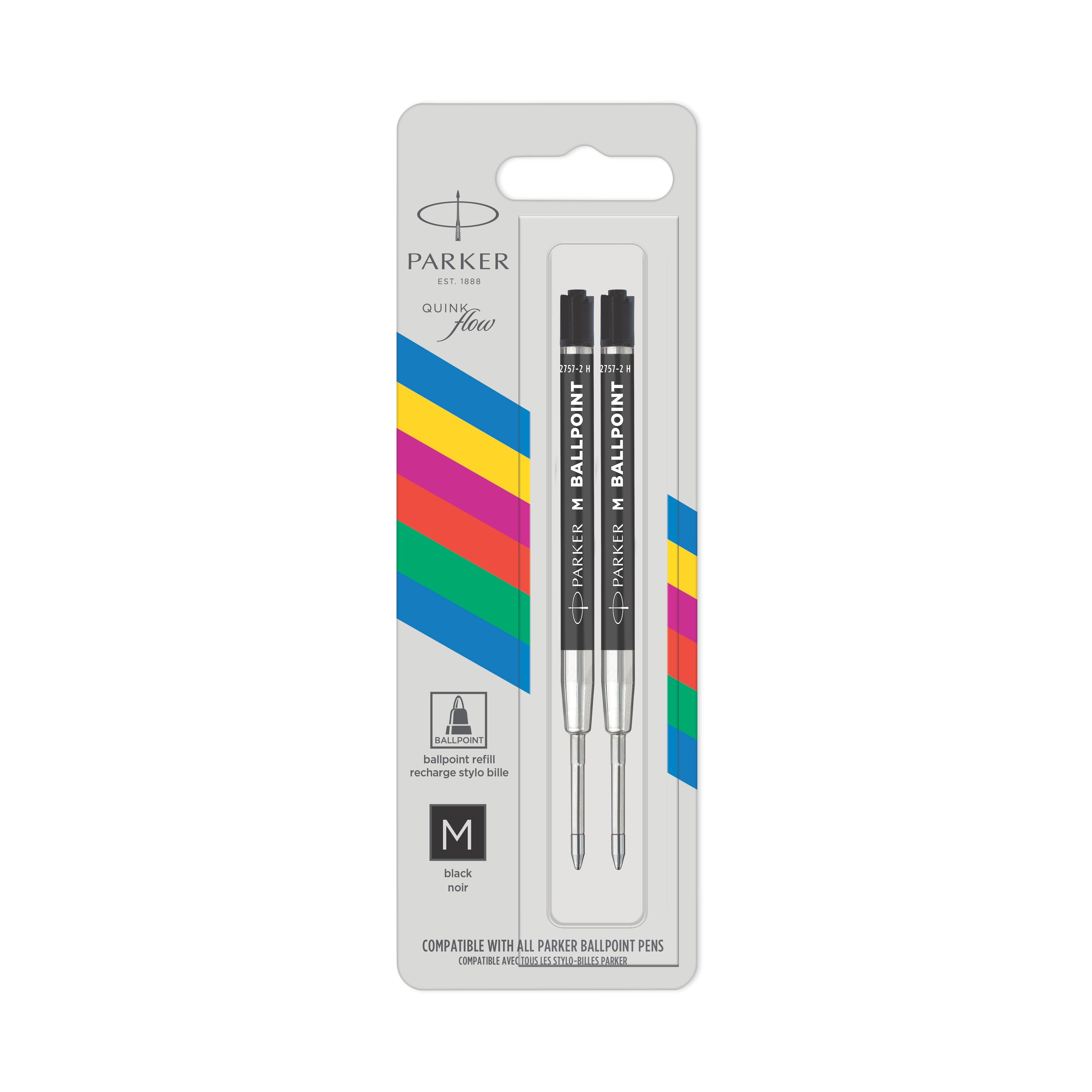 Image of Parker Quinkflow Medium Black 2 pc(s)