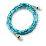 HPE LC to LC Multi-mode OM3 2-Fiber 50.0m 1-Pack Fiber Optic Cable