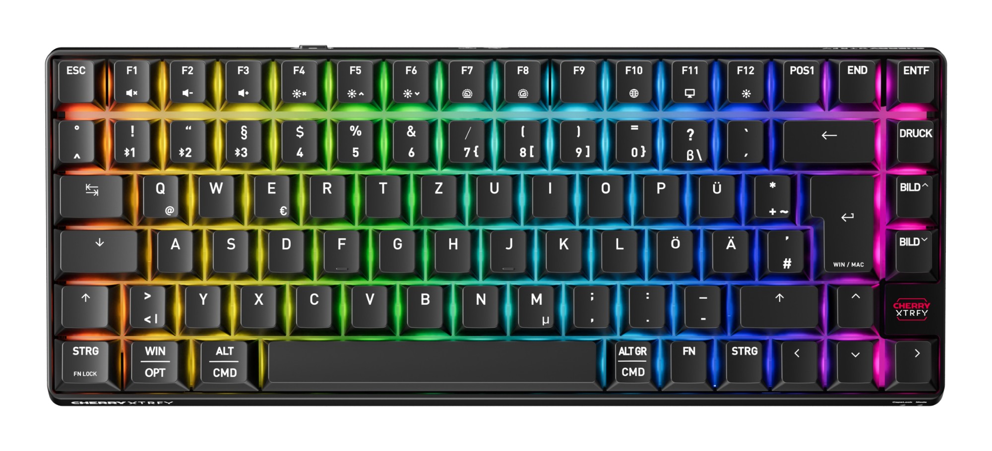 XTRFY K33 Compact Wireless keyboard Gaming USB + RF Wireless +