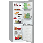 Indesit LI8 S1E X fridge-freezer Freestanding 339 L F Silver