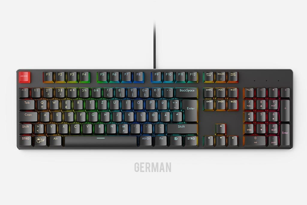 Image of Glorious PC Gaming Race ISO Mechanical Keyboard Keycaps