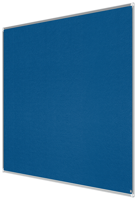 Nobo Premium Plus Felt Notice Board 2400 x 1200mm Blue 1915193
