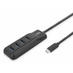 ACT AC6420 interface hub USB 3.2 Gen 1 (3.1 Gen 1) Type-C 5000 Mbit/s Zwart