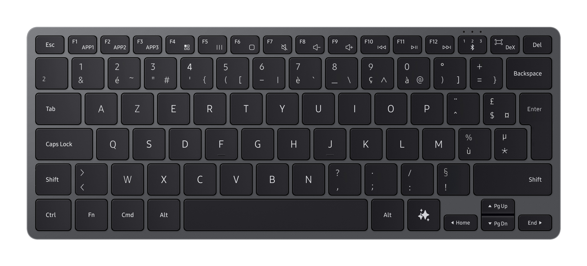 Samsung Grey Ej-B7800 Azerty French Bluetooth