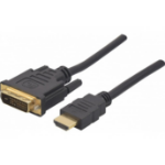 Hypertec 127961-HY video cable adapter 10 m HDMI Type A (Standard) DVI-D Black