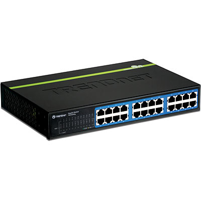 Image of Trendnet TEG-S24DG network switch Unmanaged Black