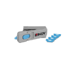 Lindy 40320 port blocker Port blocker + key HDMI Blue Acrylonitrile butadiene styrene (ABS) 5 pc(s)