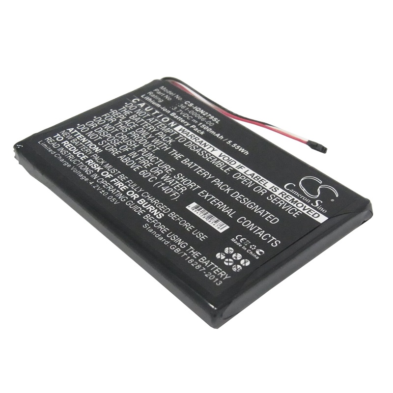 CS-IQN279SL GARMIN INTERNATIONAL Battery for GPS Battery for Garmin 361-00066-00, 361-00066-10