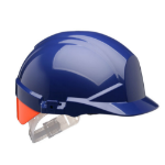 Centurion Reflex Safety Helmet Blue C / W Orange Rear Flash Blue