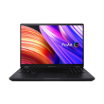 ASUS ProArt StudioBook Pro 16 OLED W7604J3D-MY022X Intel® Core™ i9 i9-13980HX Laptop 40.6 cm (16") Touchscreen 3.2K 64 GB DDR5-SDRAM 4 TB SSD NVIDIA RTX A3000 Wi-Fi 6E (802.11ax) Windows 11 Pro German Black