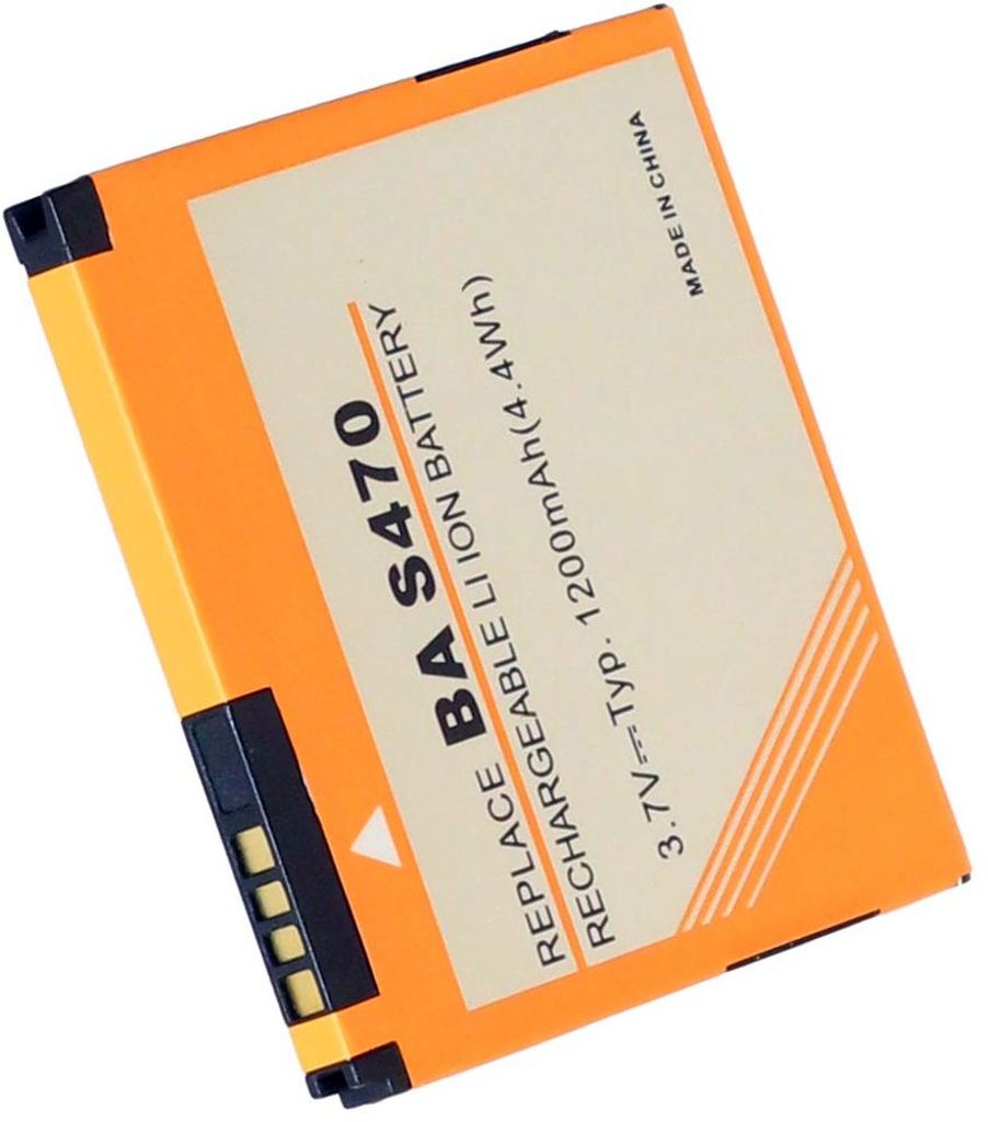 HTC_S470 NONAME Battery for HTC BA S470 / BD26100 Replacement Battery 1200 mAh