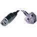 HPE Networking 1.9M C13 to BS 1363/A Power Cord