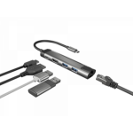 NATEC Fowler Go USB 3.2 Gen 1 (3.1 Gen 1) Type-C 5000 Mbit/s Stainless steel