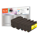 Peach Tintenpatronen inktcartridge Zwart, Cyaan, Magenta, Geel