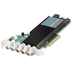 AJA CRV44-12G-R0-22 - Corvid 44 12G - 12G-SDI PCIe I/O Card with Full-Size BNC Connectors, Passive Cooling, RS-422