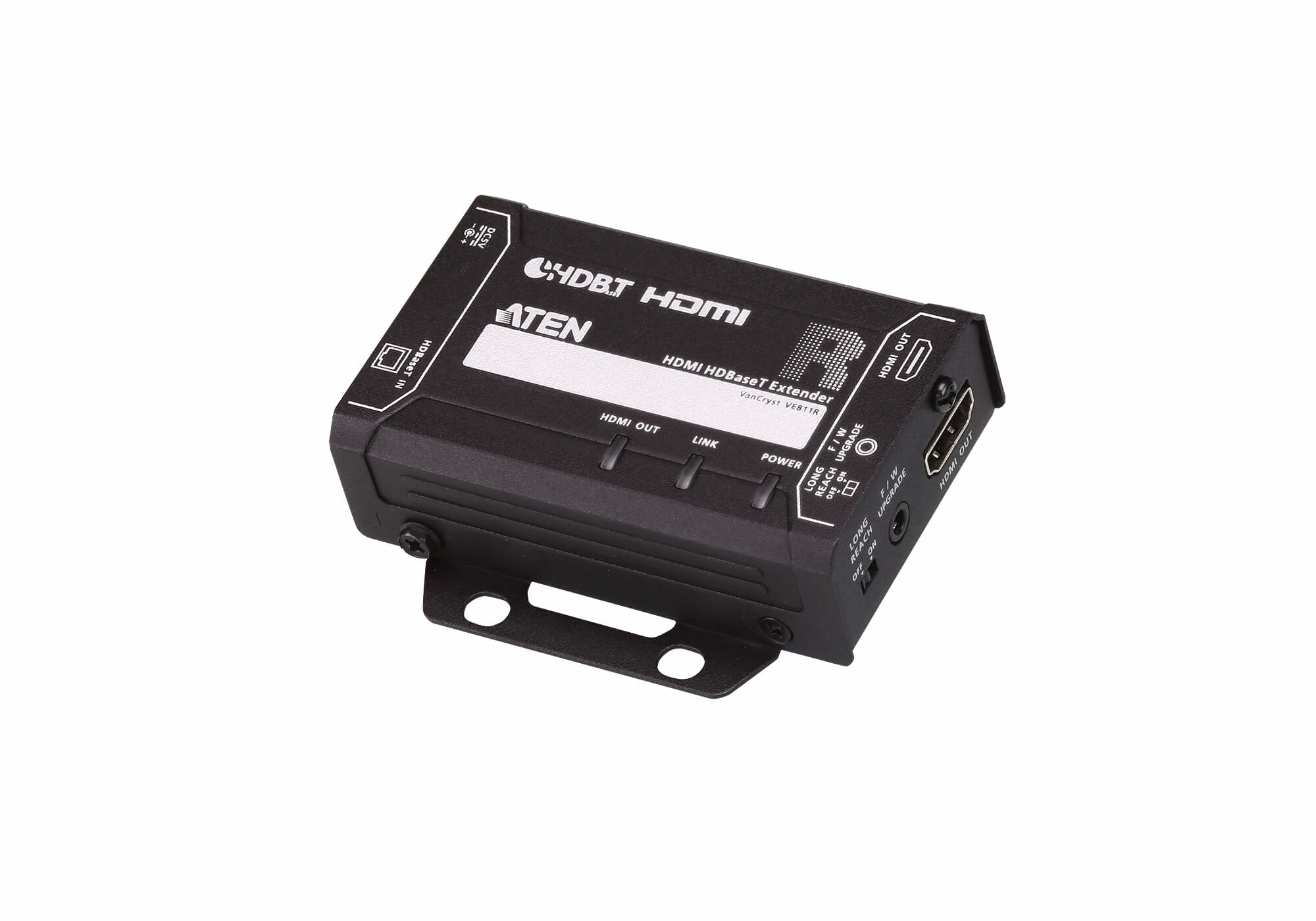 Aten VE811 AV transmitter & receiver Black