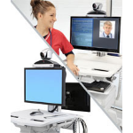 Ergotron 97-821 multimedia cart/stand White Multimedia stand