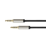 Python GC-M0230 audio cable 3 m 3.5mm XLR (4-pin) Black