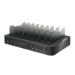 LogiLink USB-A/C Desktop charger, 120 W, 10-port, 4x USB-A (QC), 6x USB-C (PD), Black
