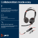 Poly Blackwire 5220 Stereo USB-C Headset +3.5mm Plug +USB-C/A Adapter