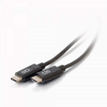 C2G 1.8m (6ft) USB C Cable - USB 2.0 (3A) - M/M USB Type C Cable - Black