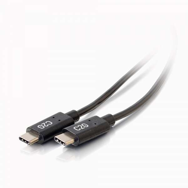 Image of C2G 1.8m (6ft) USB C Cable - USB 2.0 (3A) - M/M USB Type C Cable -...