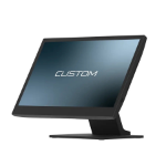 CUSTOM 932PW010100M33 POS monitor 39.6 cm (15.6") 1920 x 1080 pixels Full HD LED Touchscreen