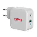 ROLINE 19.11.1041 mobile device charger Universal White AC Fast charging Indoor